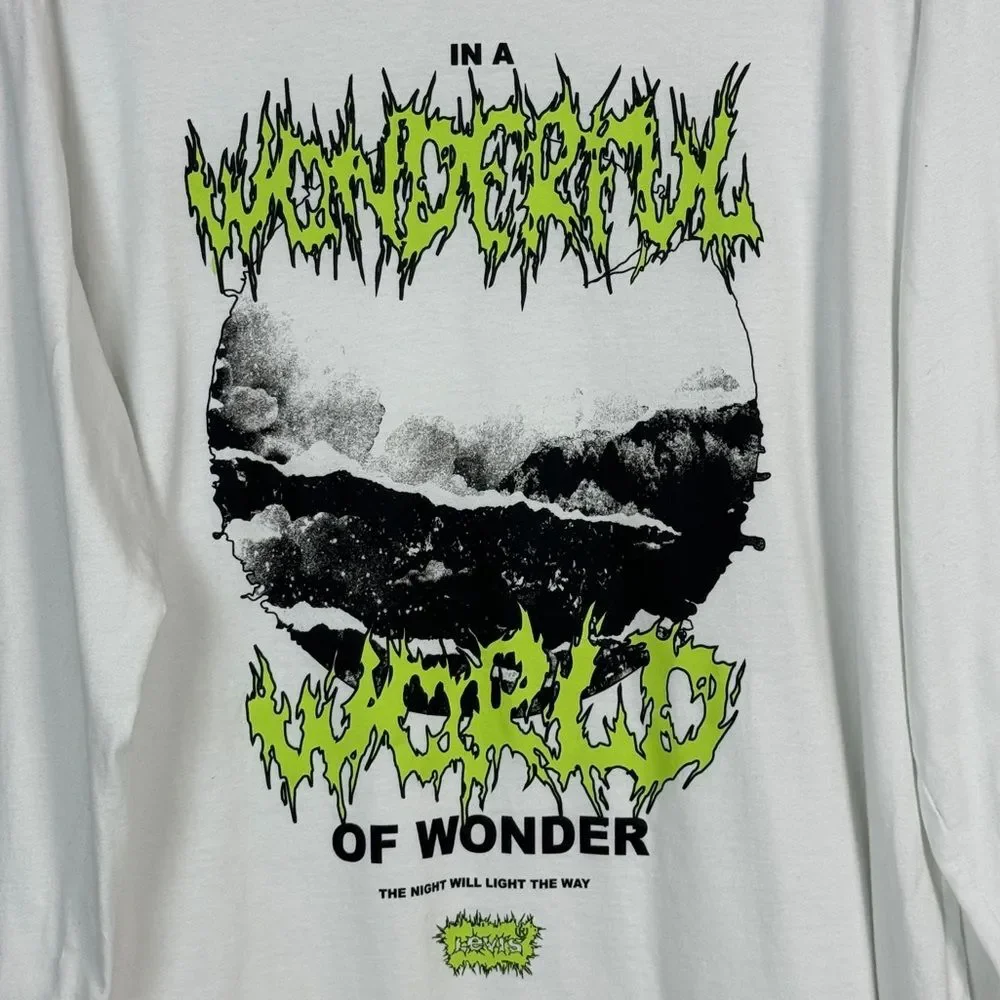 Levi’s Long Sleeve Wonderful World Glow in the Dark T-shirt L